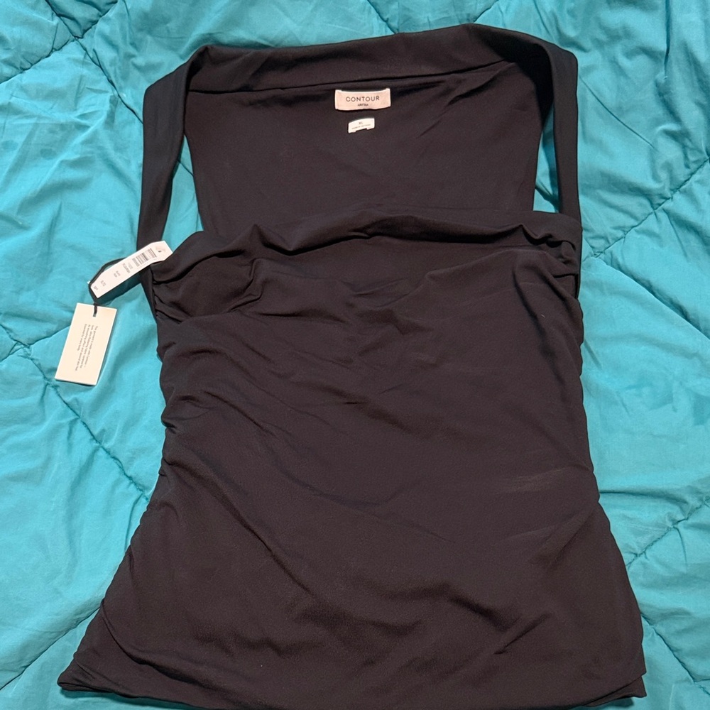 Aritiza Original Contour Flourish Top - Black